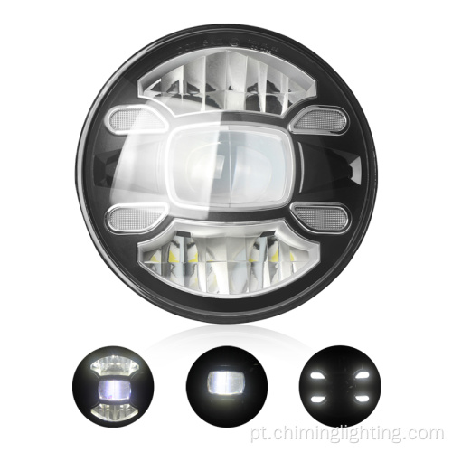 7 polegadas 10-30V Luzes de condução LED mais recentes 40W CARRO DE LED ROUNDO LED para 2022